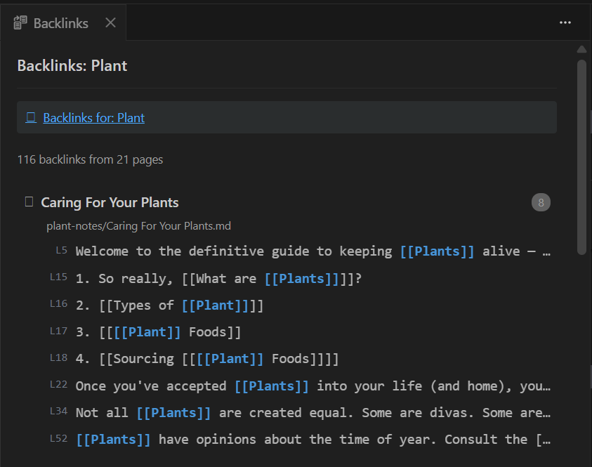 AS Notes Backlinks