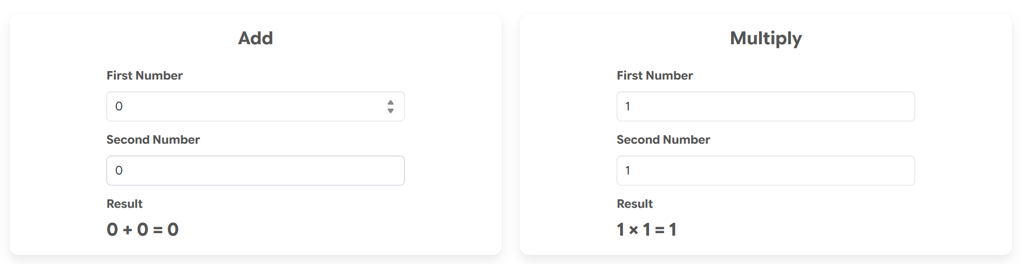 Svelte Calculators Demo