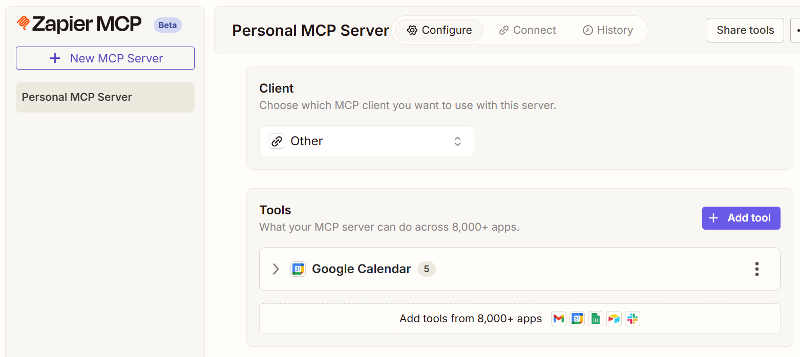 Zapier MCP Server